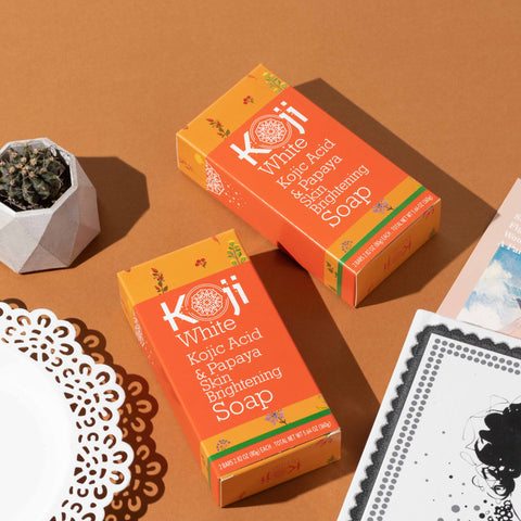 Kojic Acid & Papaya Skin Brightening Soap - kojiwhite