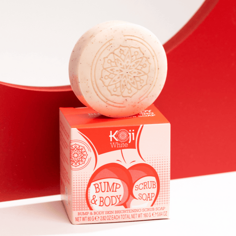 Koji White Kojic Acid Bump Eraser Body Scrub Soap - kojiwhite