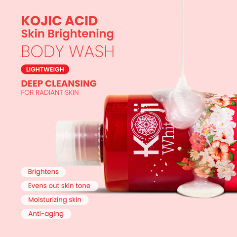 Kojic Acid Skin Brightening Body Wash (1 Bottle)