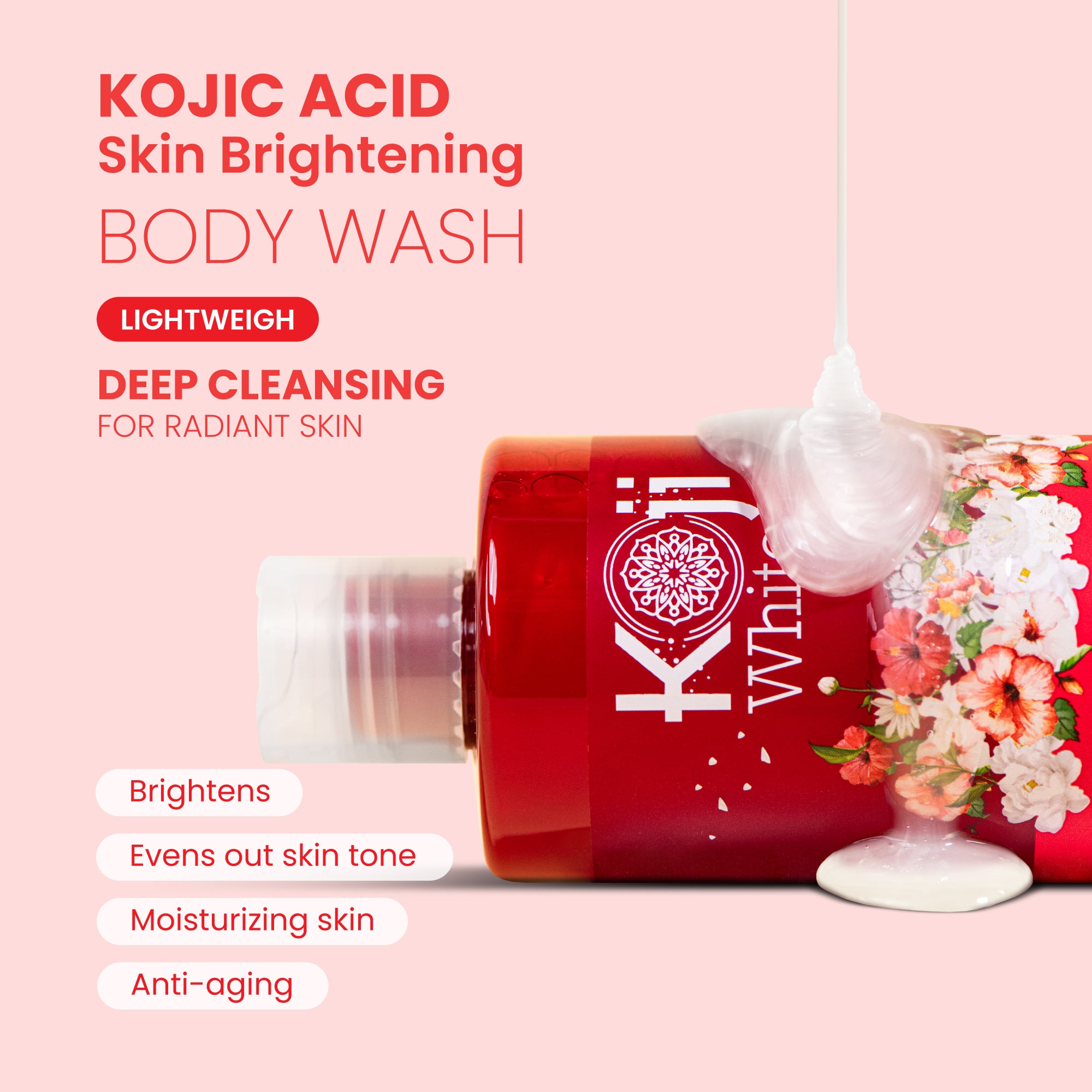 Kojic Acid Skin Brightening Body Wash