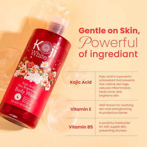 Kojic Acid Skin Brightening Body Wash (1 Bottle)