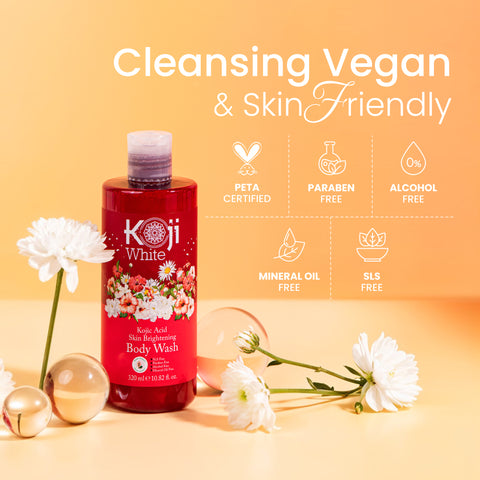 Kojic Acid Skin Brightening Body Wash (1 Bottle)