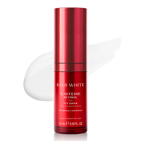 3% Caffeine Eye Serum with 0.2% Retinol, Peptides for Puffiness & Dark Circles 15 ML (0.50 Fl Oz)