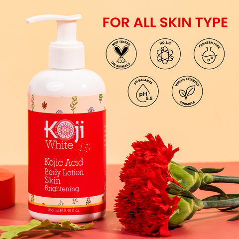 Kojic Acid Skin Brightening Body Lotion (1 Bottle)