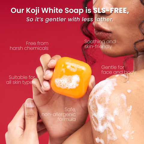 Pure 5% Kojic Acid Skin Brightening Soap (2 Bars)