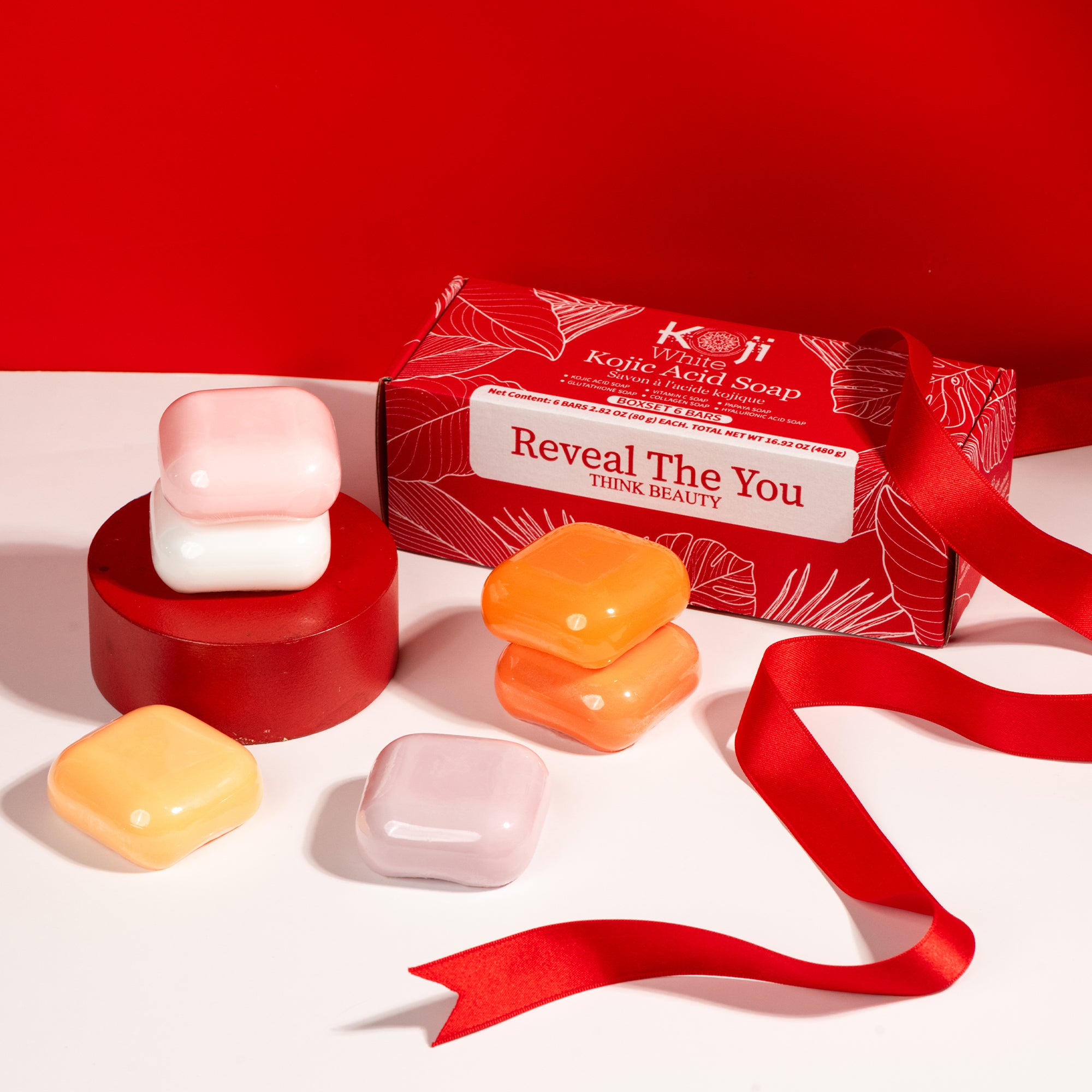 Kojic Acid Skin Brightening Soap Gift Sets (6 Bars) – Koji White