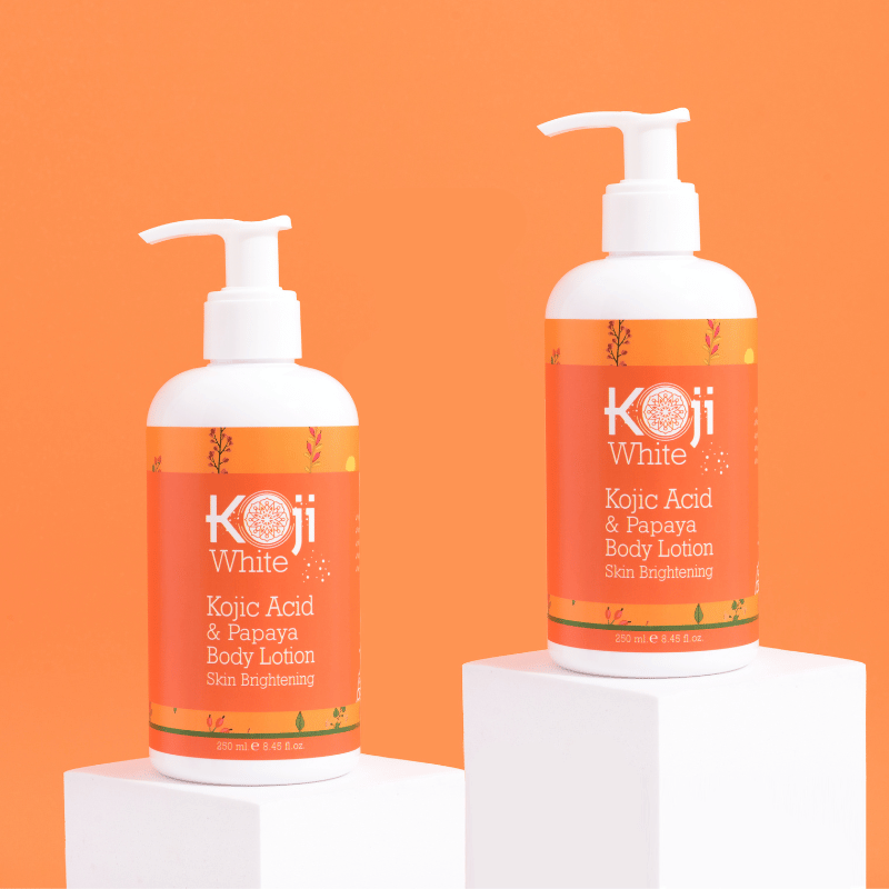 Kojic Acid & Papaya Skin Brightening Body Lotion 2 Pack - kojiwhite