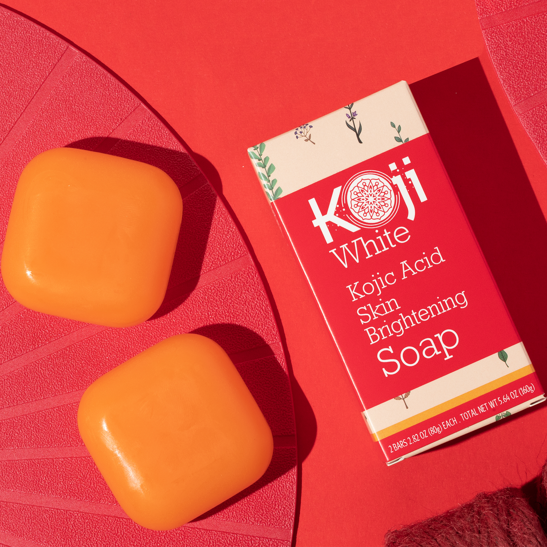 Pure 5% Kojic Acid Skin Brightening Soap (2 Bars) – Koji White
