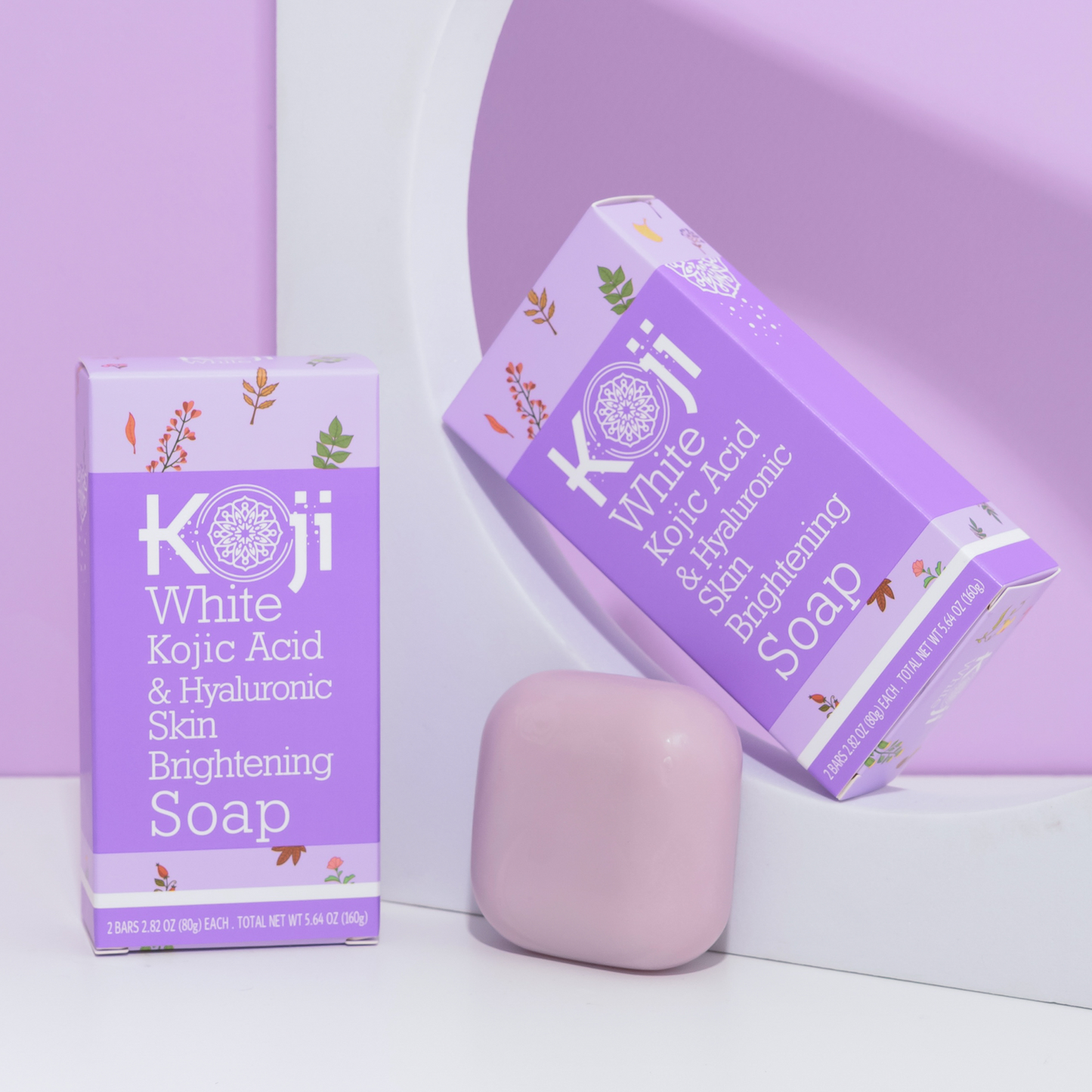 Kojic Acid & Hyaluronic Acid Brightening Soap (2 Bars)