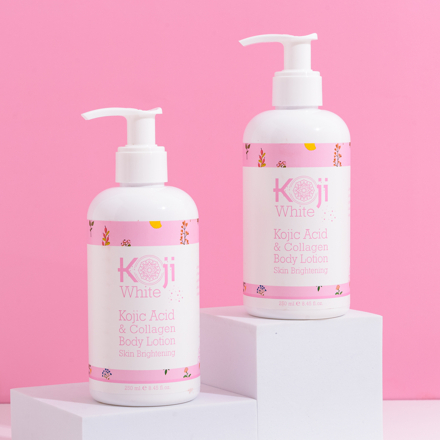 Kojic Acid & Collagen Skin Brightening Body Lotion (2 Bottles)