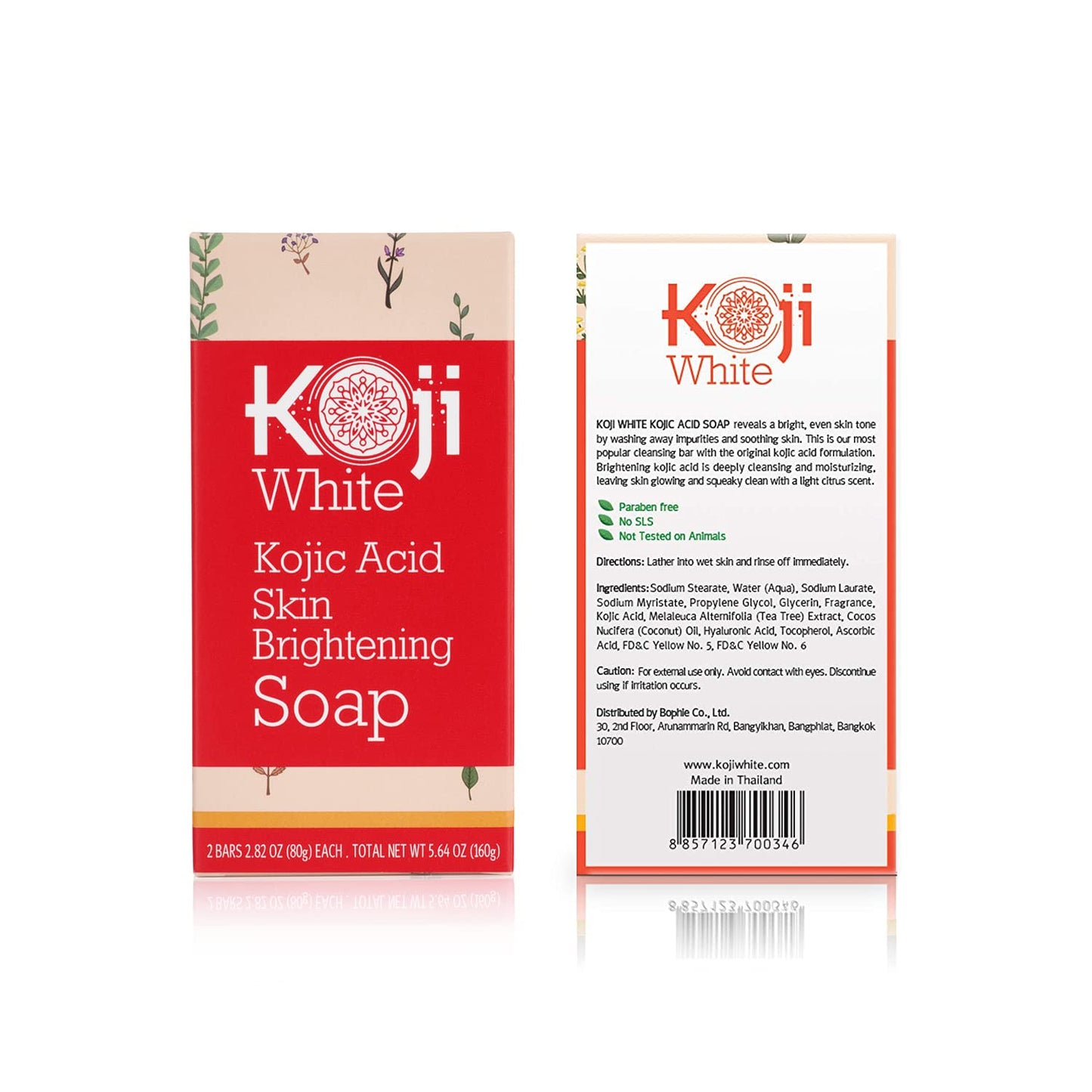 Pure 5% Kojic Acid Skin Brightening Soap (2 Bars)