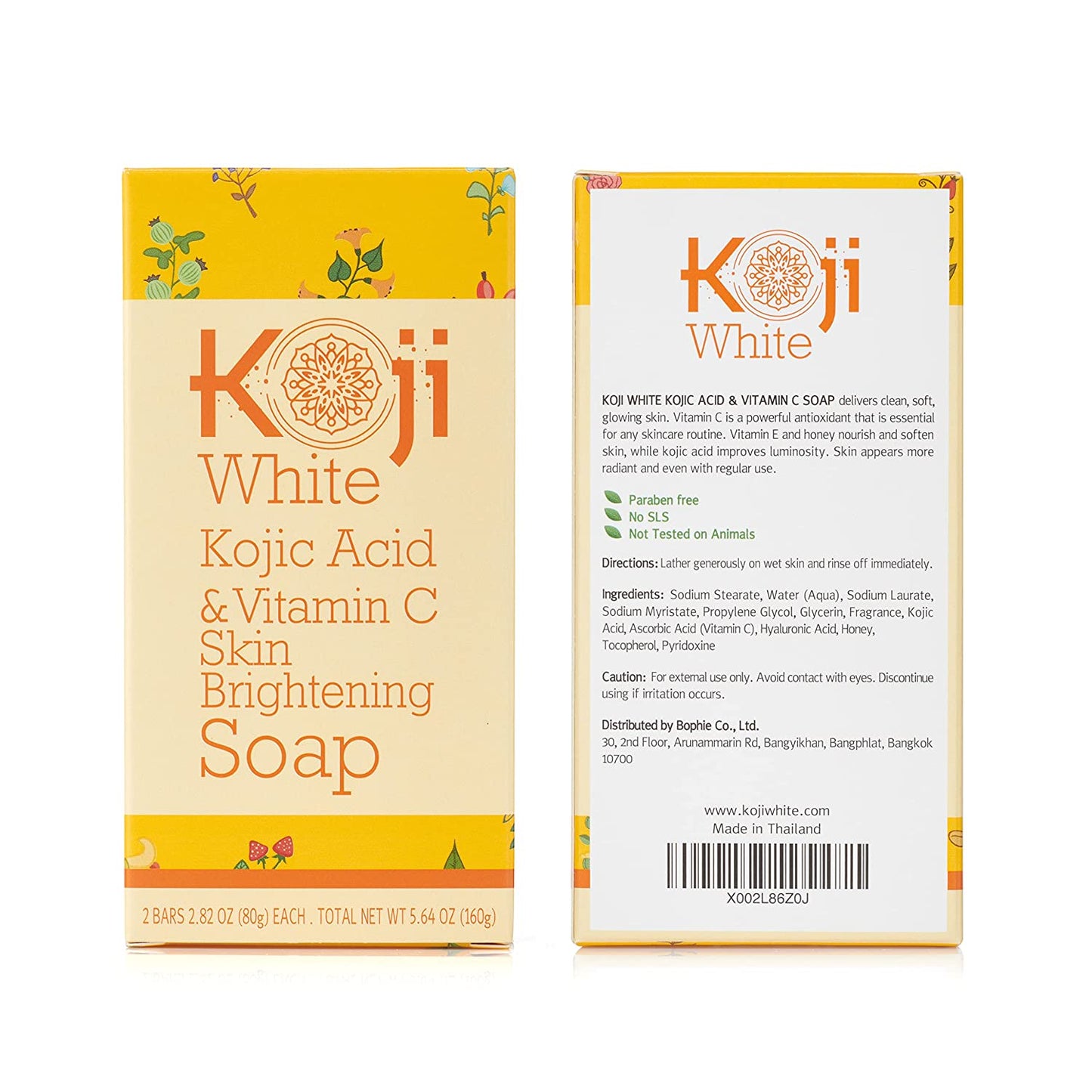 Kojic Acid & Vitamin C Skin Brightening Soap (2 Bars)