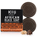 Koji White African Black Soap Bar (2 Bars) - Koji White