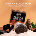 Koji White African Black Soap Bar (2 Bars) - Koji White