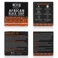 Koji White African Black Soap Bar (2 Bars) - Koji White