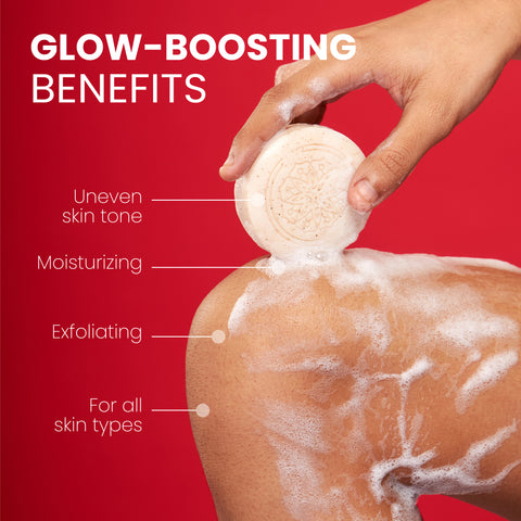 Koji White Kojic Acid Bump Eraser Body Scrub Soap (2 Bars) - Koji White