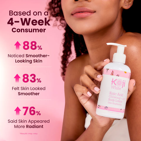 Kojic Acid & Collagen Skin Brightening Body Lotion (1 Bottles) - Koji White
