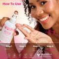 Koji White Kojic Acid and Collagen skin brightening body lotion with moisturizing formula, shown in a sleek bottle.