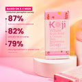 Two bars of kojiwhite Kojic Acid and Collagen Skin Brightening Bar Soap with natural ingredients and smooth soap texture.