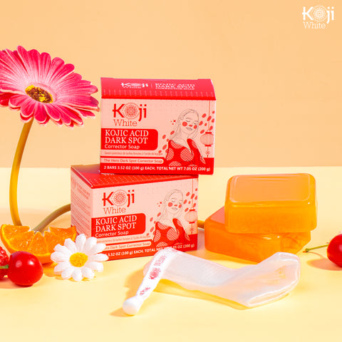 Koji White Kojic Acid Dark Spot Corrector Soap (2Bars) - Koji White