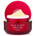 Koji White Pigment Face Correction Kit bundle with face creams and applicators for skin tone correction and brightening.
