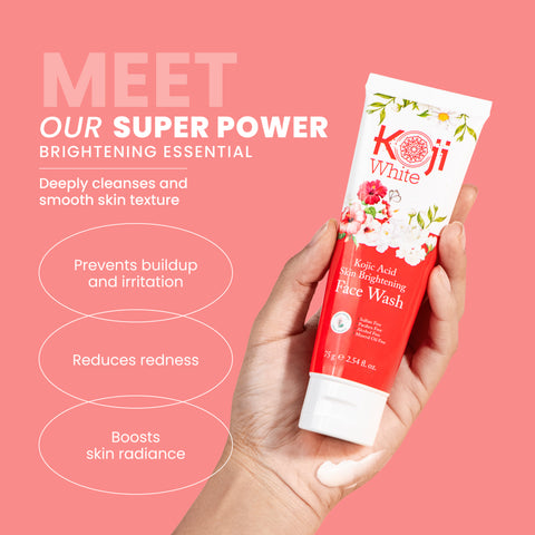 Kojic Acid Skin Brightening Face Wash (1 Tube)