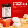 Kojic Acid & Glutathione Skin Brightening Soap (2 Bars) - Koji White