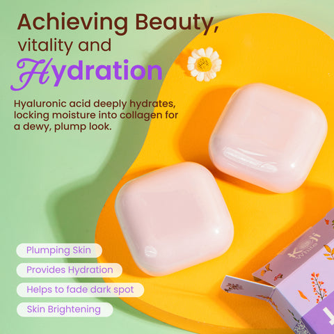 Kojic Acid & Hyaluronic Acid Brightening Soap (2 Bars) - Koji White