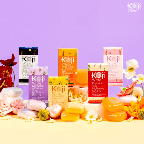 Kojic Acid & Hyaluronic Acid Brightening Soap (2 Bars) - Koji White