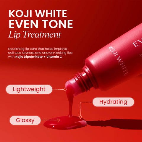 Koji White Lip Discoloration Treatment Moisturizer & Hydrating Lip Balm  0.23 Fl Oz