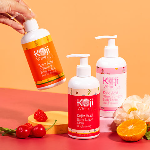 kojic papapaya with glutathione christmas mworld Koji White Acid Skin Brightening Soap Gift Set for Women Papaya, Glutathione, Vitamin C Kojic Acid & Papaya Skin