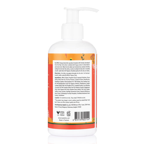 Kojic Acid & Papaya Skin Brightening Body Lotion (1 Bottles) - Koji White