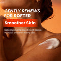 Koji White Kojic Acid and Papaya skin brightening body lotion bottle with a tropical-themed label and white cap.