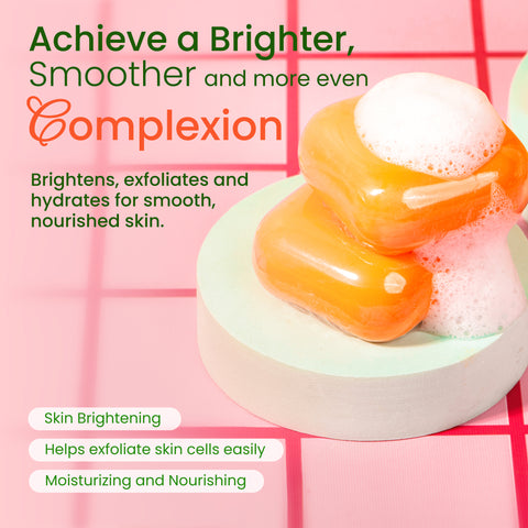 Kojic Acid & Papaya Skin Brightening Soap (2 Bars) - Koji White