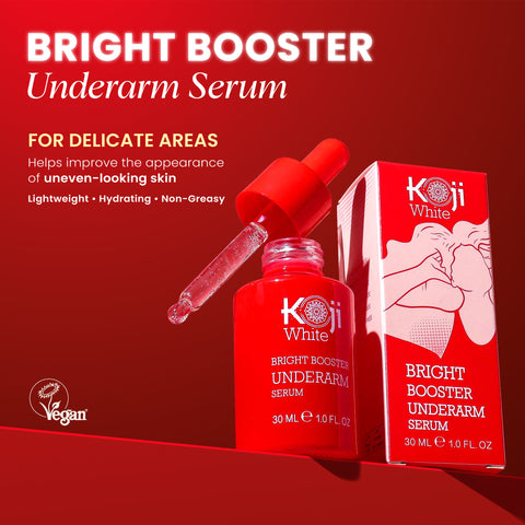 brightening serum- kojic acid & glutathione product info and reviews White Serum Bright Booster Underarm Serum