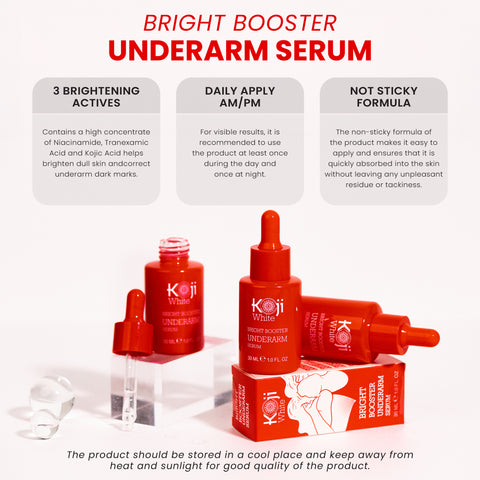 Koji White Bright Booster Underarm Serum (1 Bottle) - Koji White