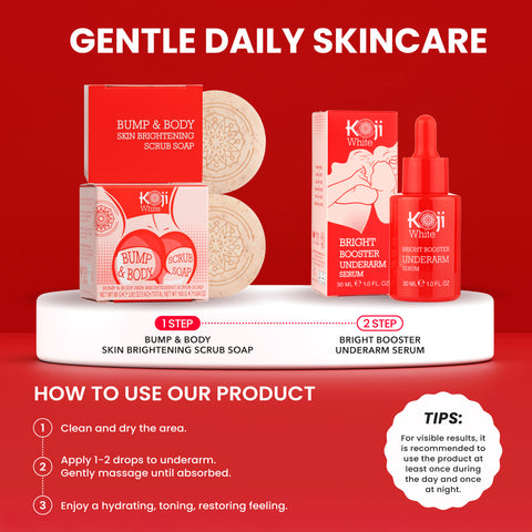 Koji White Bright Booster Underarm Serum (1 Bottle) - Koji White