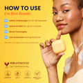 Two bars of kojiwhite Kojic Acid and Vitamin C skin brightening soap, showing the soap's packaging and product design.