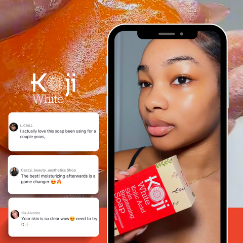 Pure 5% Kojic Acid Skin Brightening Soap (2 Bars)
