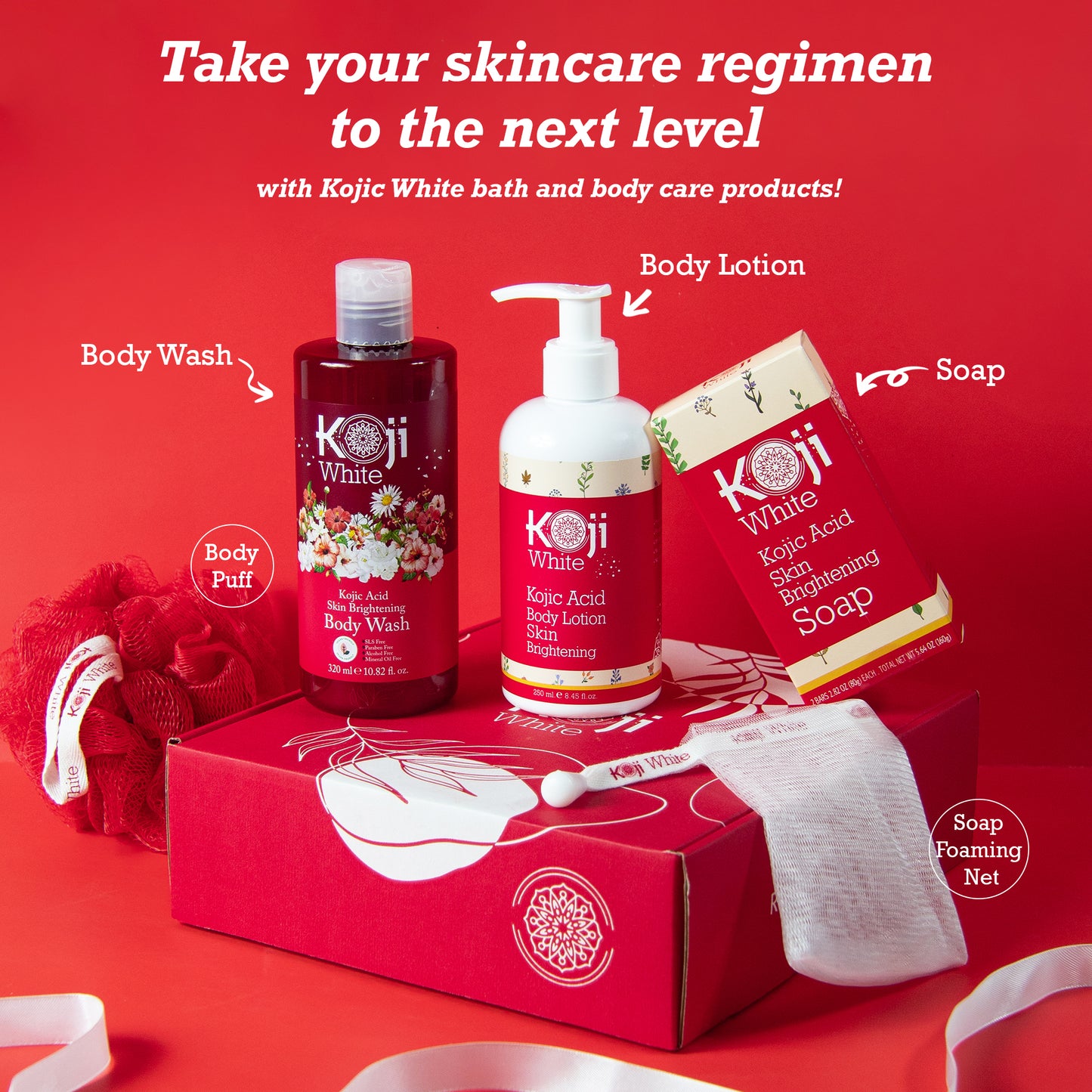 Premium Box Set - Body Wash, Soap Bar and Body Lotion