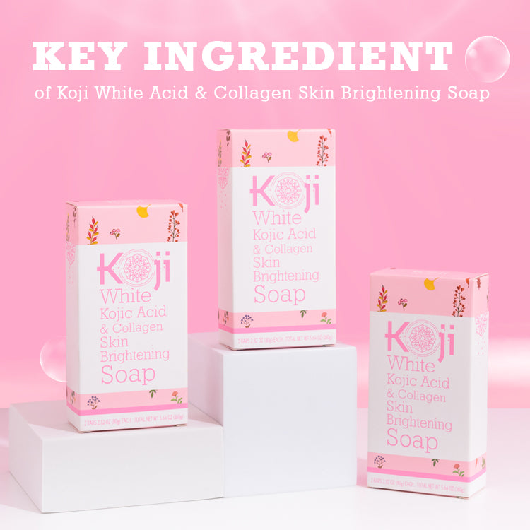 Pure Kojic Acid Brightening & Collagen Soap